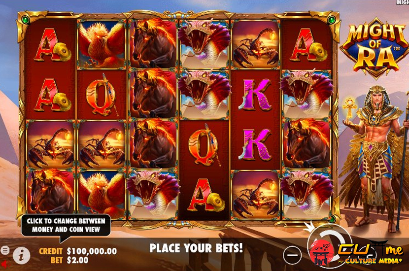 Situs Slot Terpercaya Might of Ra Kekayaan Mesir Terbuka!