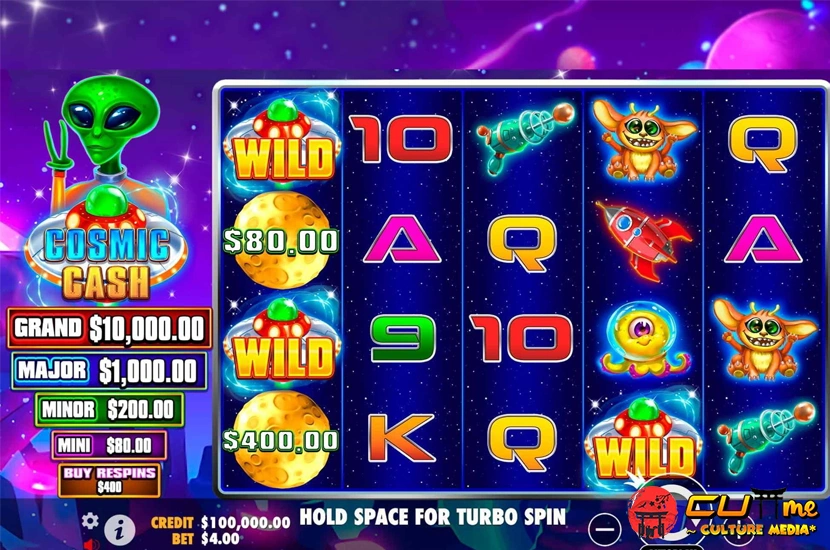 Cosmic Cash Atur Strategi Licik 6 Multiplier